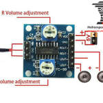 ماژول آمپلی فایر صوتی 5W استریو مدل PAM8406