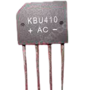 پل دیود تخت شانه ای 4A 1000V KBU410