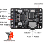 ماژول آمپلی فایر صوتی استریو بلوتوث دار XY-AP15  2×20W