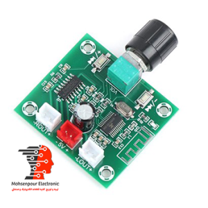 ماژول آمپلی فایر صوتی بلوتوث دار استریو XH-A158 با PAM8403