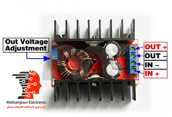 ماژول تغذیه DC/DC افزاینده ولتاژ  150W