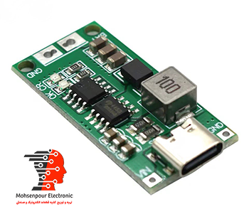 ماژول شارژر باطری لیتیومی 3سل  4A TYPE C