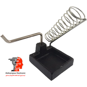 پایه هویه چدنی سنگین مربع همراه با نگهدارنده قلع