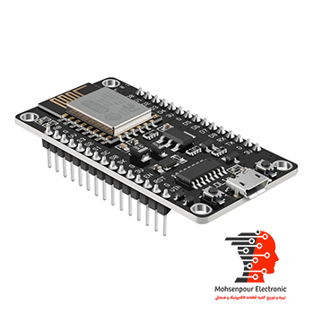 ماژول برد توسعه NodeMCU دارای هسته وای فای ESP8266 و مبدل CH340G با پورت micro USB