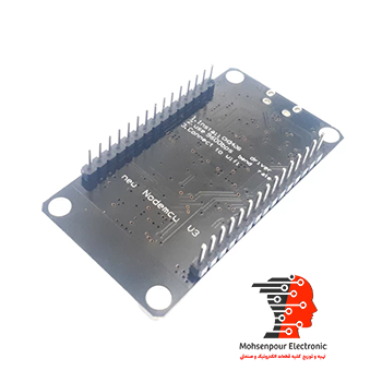 ماژول برد توسعه NodeMCU دارای هسته وای فای ESP8266 و مبدل CH340G با پورت micro USB