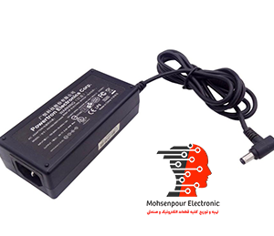 آداپتور سوئیچینگ رومیزی (دو سر سیم) 9V 5A(فیش استاندارد)
