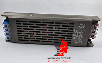 آداپتور سوئیچینگ(منبع تغذیه) صنعتی  24V 12.5A 300W   SLIM برند NEXT