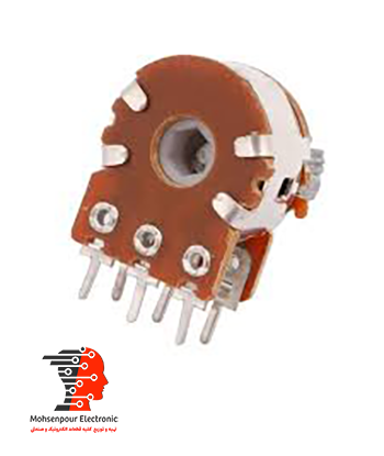ولوم معمولی دوبل 50KΩ (20mm)(پنجاه کیلو اهم)