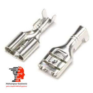 سرسیم ماده فیش کولری استیل فشار قوی بزرگ سایز 6.3mm