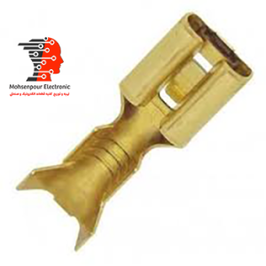 سرسیم ماده فیش کولری برنجی متوسط سایز 4.8mm