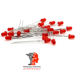 LED مات(خودرنگ) قرمز 3mm