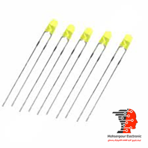 LED مات(خودرنگ) زرد 3mm