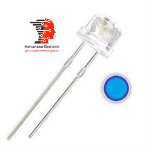 LED  کلاهی مارک HG آبی 5mm