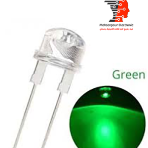 LED  کلاهی مارک HG سبز 5mm
