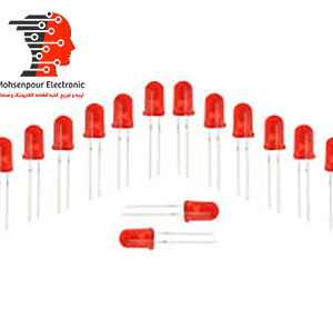 LED مات(خودرنگ) قرمز 5mm