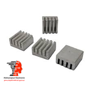 هیت سینک آلومینیومی  5 پره سایز 9x9x5mm
