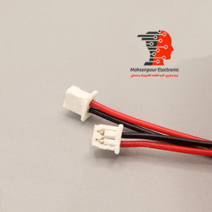 سوکت(کانکتور) FH ماده سیمدار 2پین(2P)  فاصله ی بین پین ها(1.25mm)