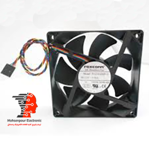 فن بوش توربو (12038) 12V با ابعاد 12x12cm ضخامت 3.8cm (چهار سیم)