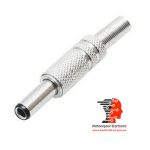 فیش نری آداپتور استاندارد بلند فلزی 5.5MM×2.1MM