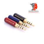 فیش 3 خط هندزفری نری استریو جک(AUX) 3.5MM فلزی مارک SEENNHEISER