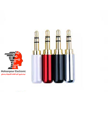 فیش 2 خط  نری استریو جک(AUX) 3.5MM فلزی مارک SEENNHEISER
