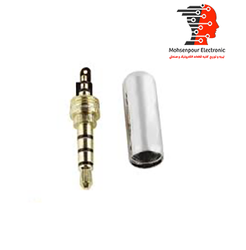 فیش 3 خط هندزفری نری استریو جک(AUX) 3.5MM فلزی مارک SEENNHEISER