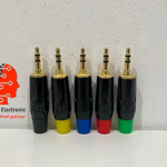 فیش 2 خط  نری استریو جک(AUX) 3.5MM فلزی حرفه ای کابل خور