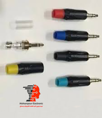فیش 2 خط  نری استریو جک(AUX) 3.5MM فلزی حرفه ای کابل خور
