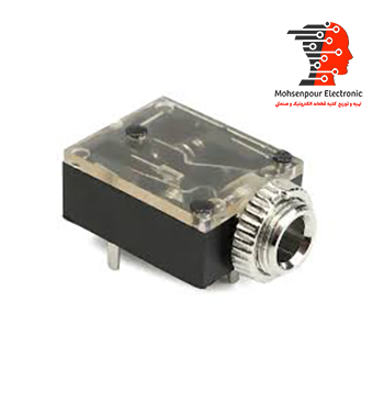 جک مادگی استریو (AUX) 3.5MM مهره خور شیشه ای