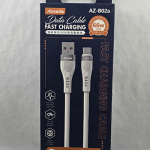کابل(رابط) شارژر اندروید Type-C ( تایپ سی )  66W مدل AZ-B02a  دو متری درجه یک